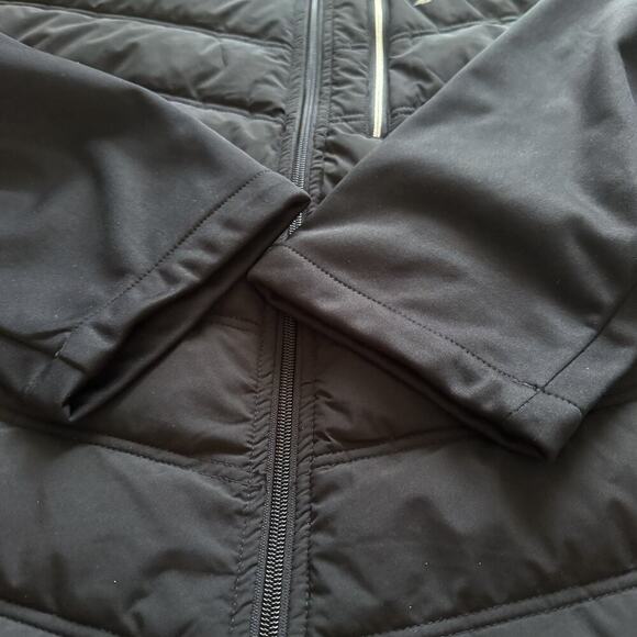 Nautica Jacket Mens 2XL Black Active Puffer Zip Water Wind Resistant Coat - Picture 16 of 16